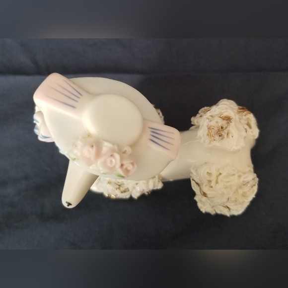 Vintage Porcelain Poodle Dog Figurine - Picture 5 of 7